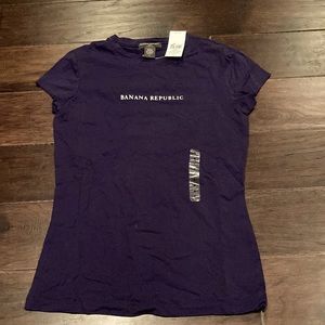Banana Republic Crew Neck Logo Tee
